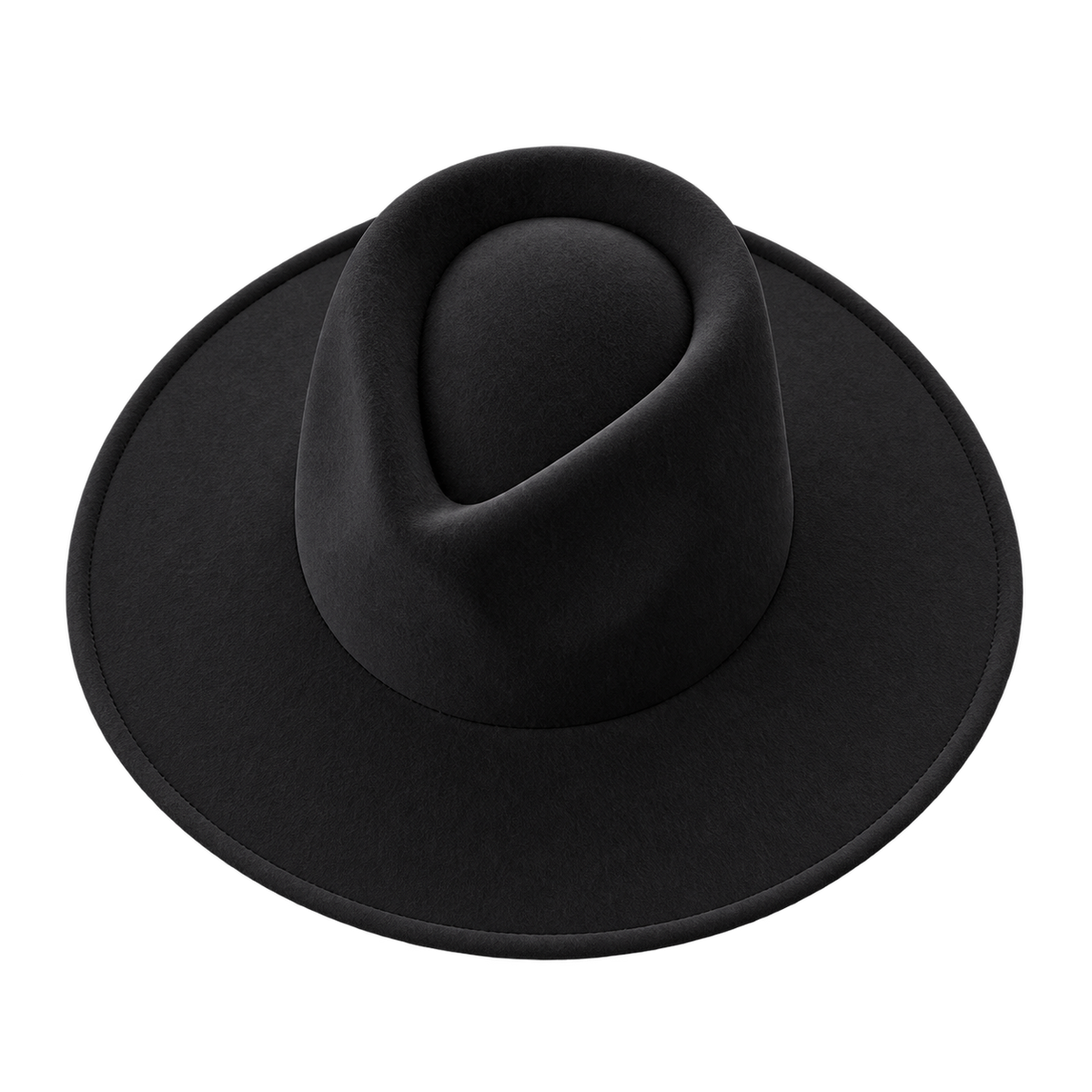 Vegan Felt Wide Brim Rancher Hat – 25+ Colors
