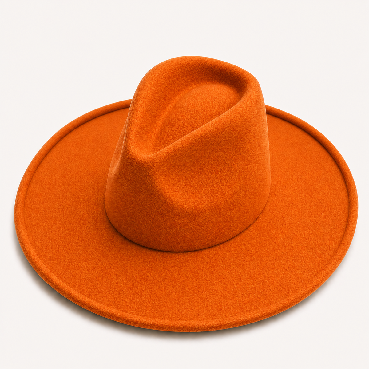 Vegan Felt Wide Brim Fedora Hat – Women's Classic Style