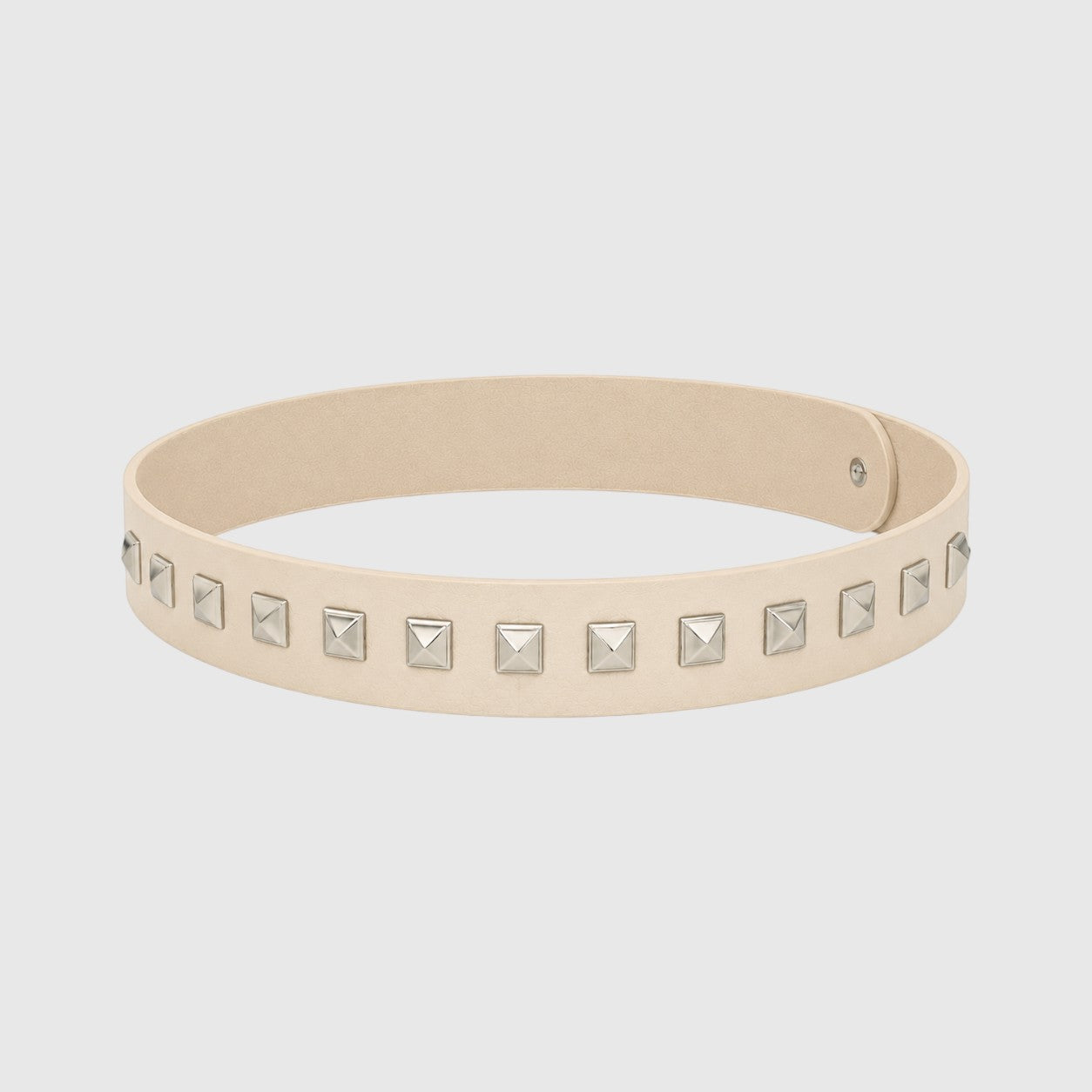 Western Pyramid Stud Faux Leather Hat Band