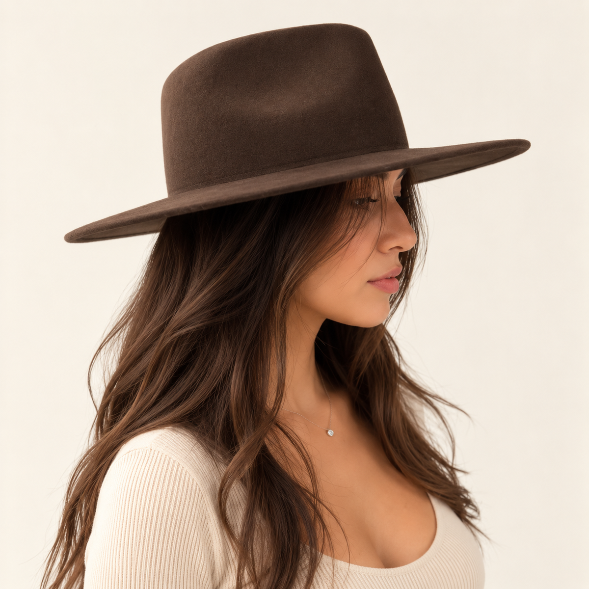 Premium Austrian Wool Wide Brim Fedora Hat