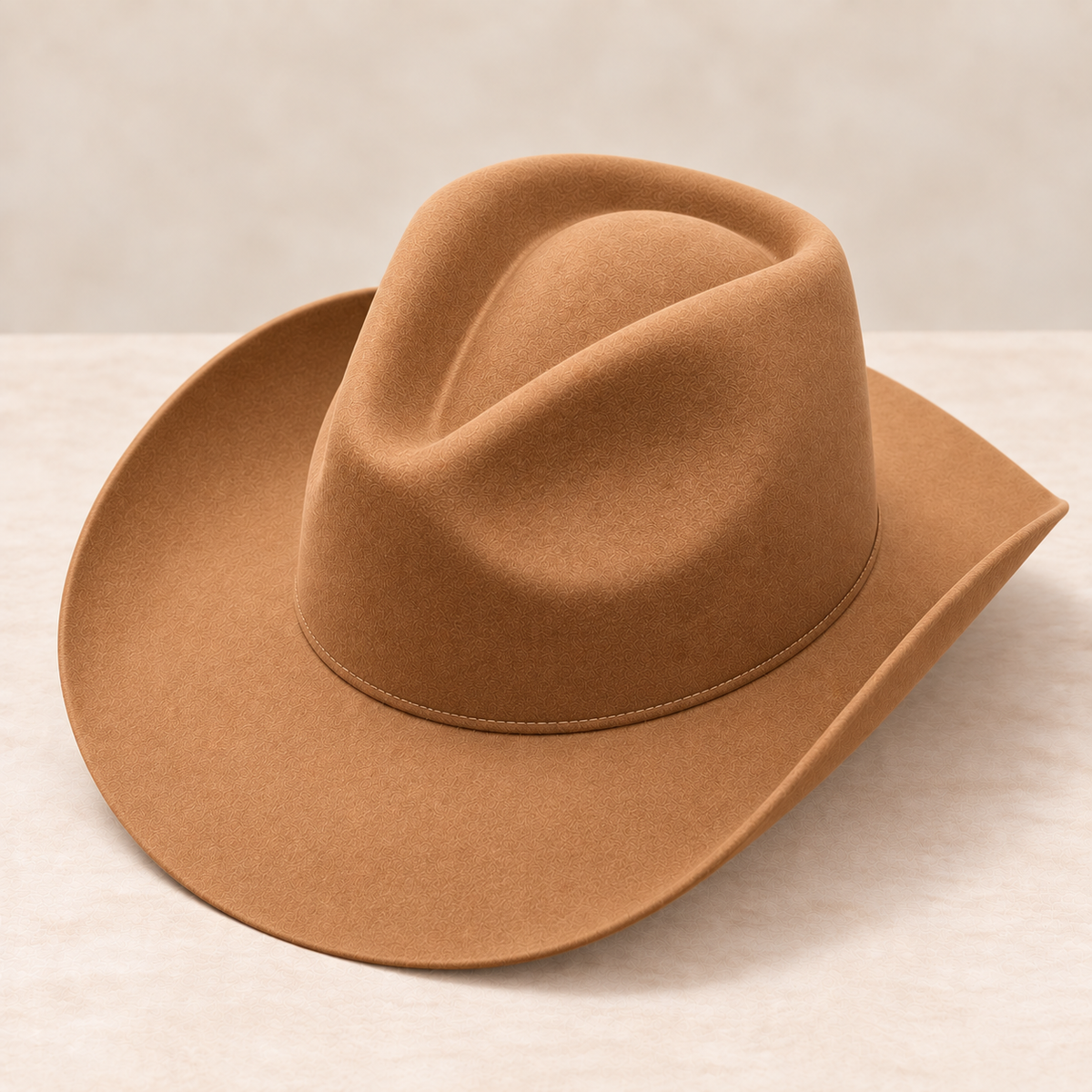 Wholesale Wool Rancher Cowboy Hat - Camel