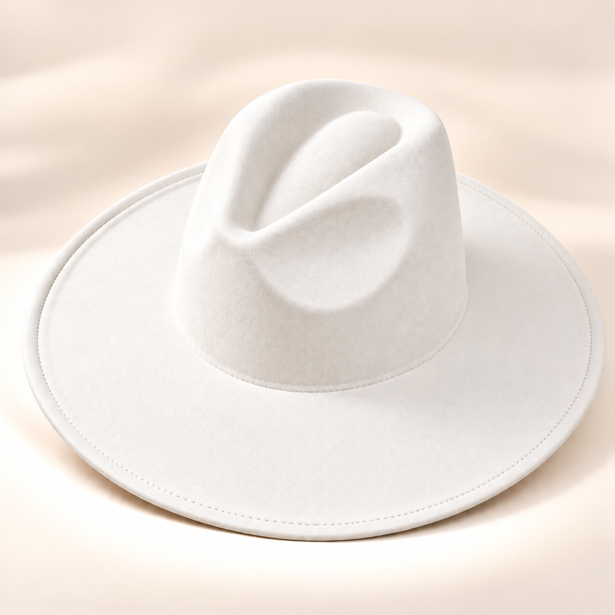 Vegan Suede Fedora Hat