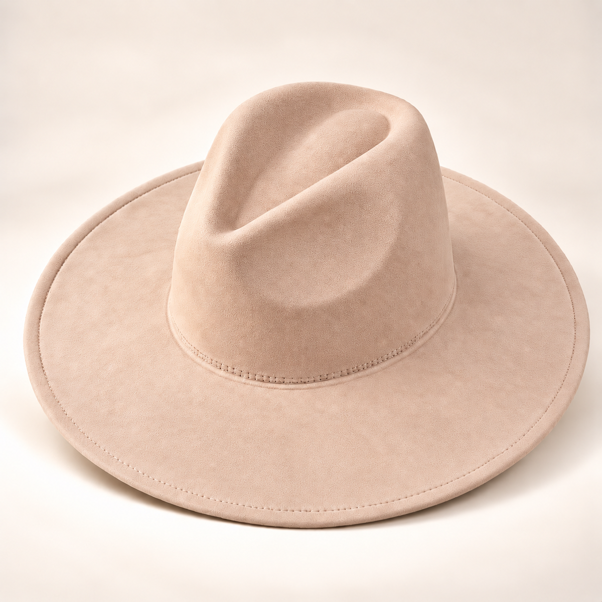 Vegan Suede Fedora Hat