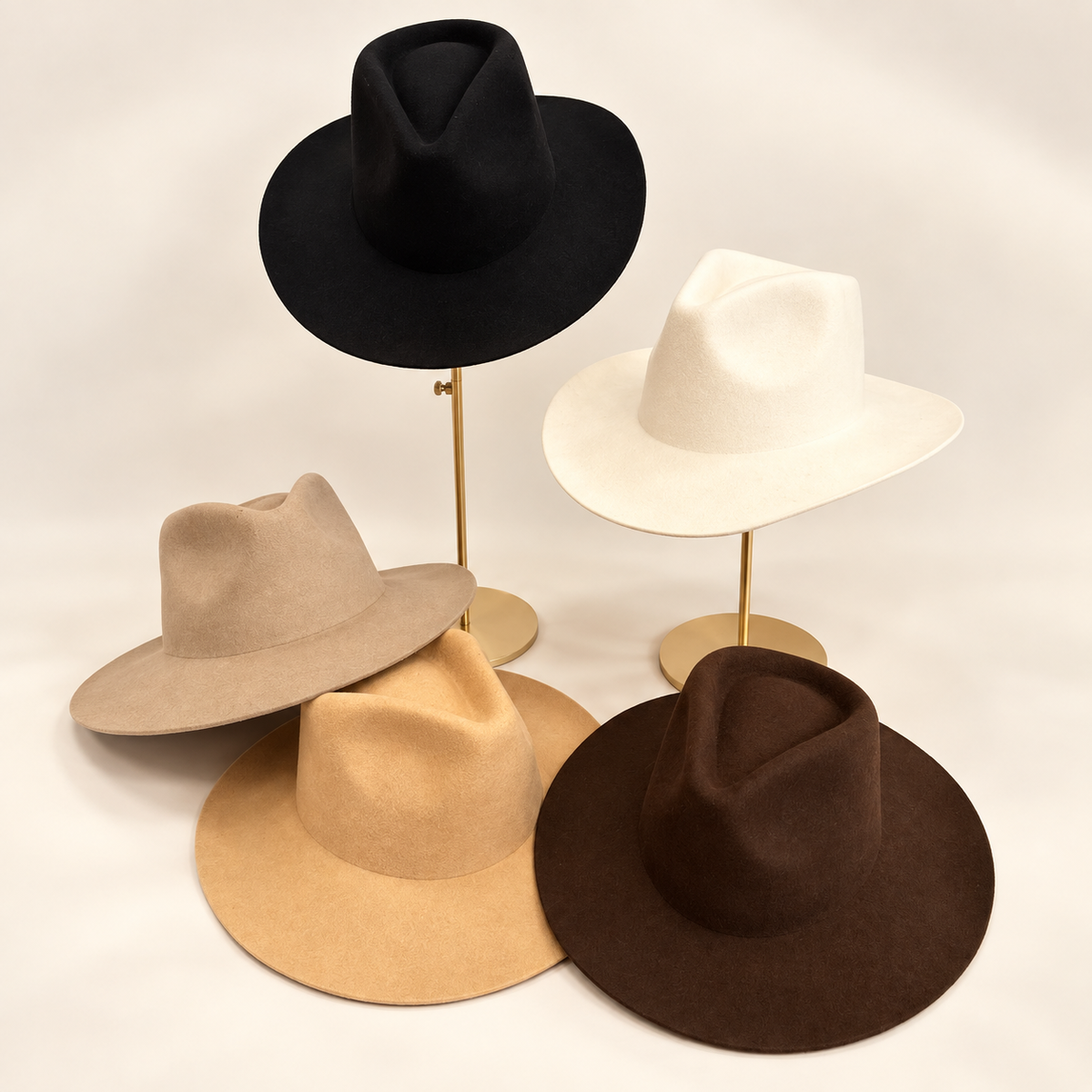 Australian Wool Stiff Brim Rancher Hat