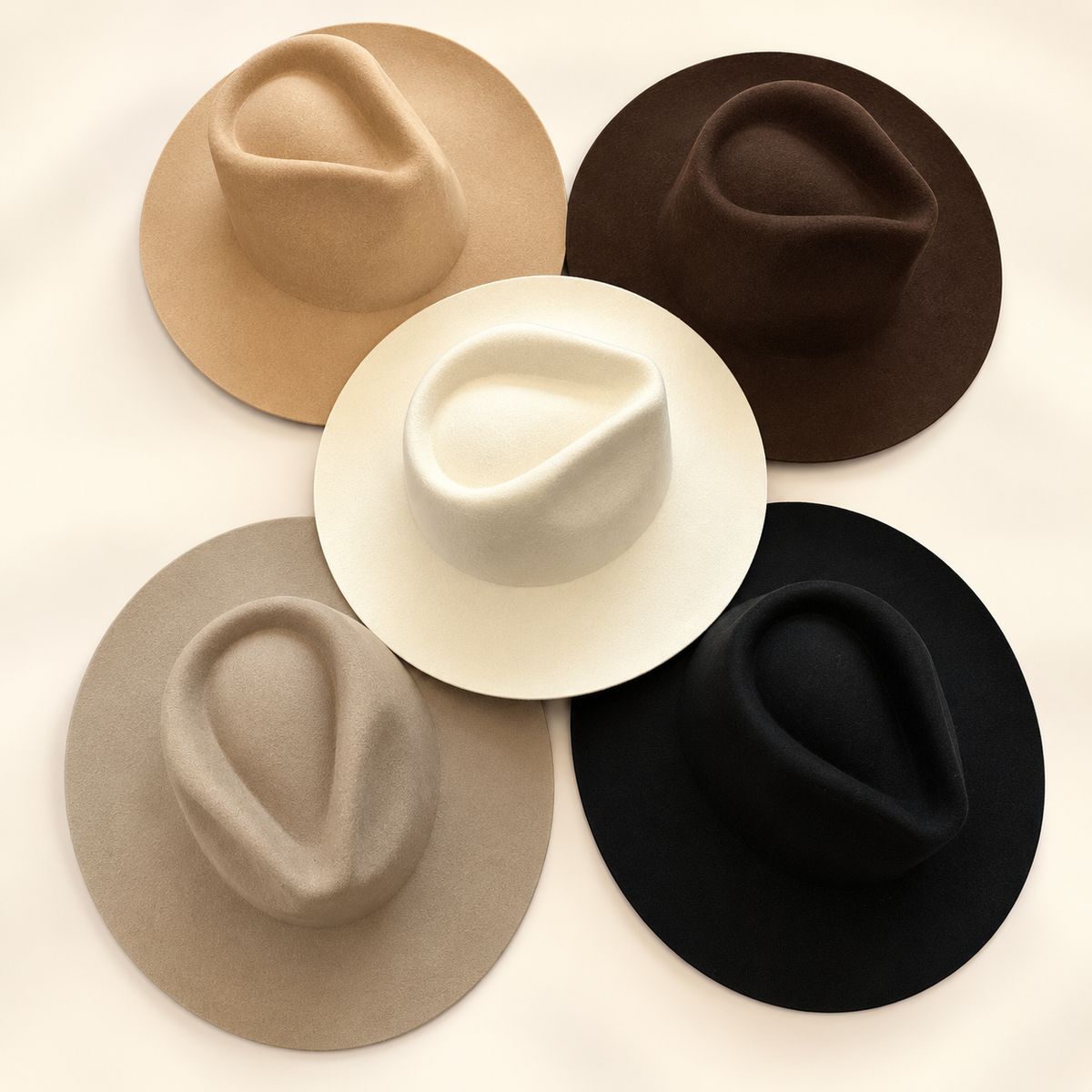 Australian Wool Stiff Brim Rancher Hat