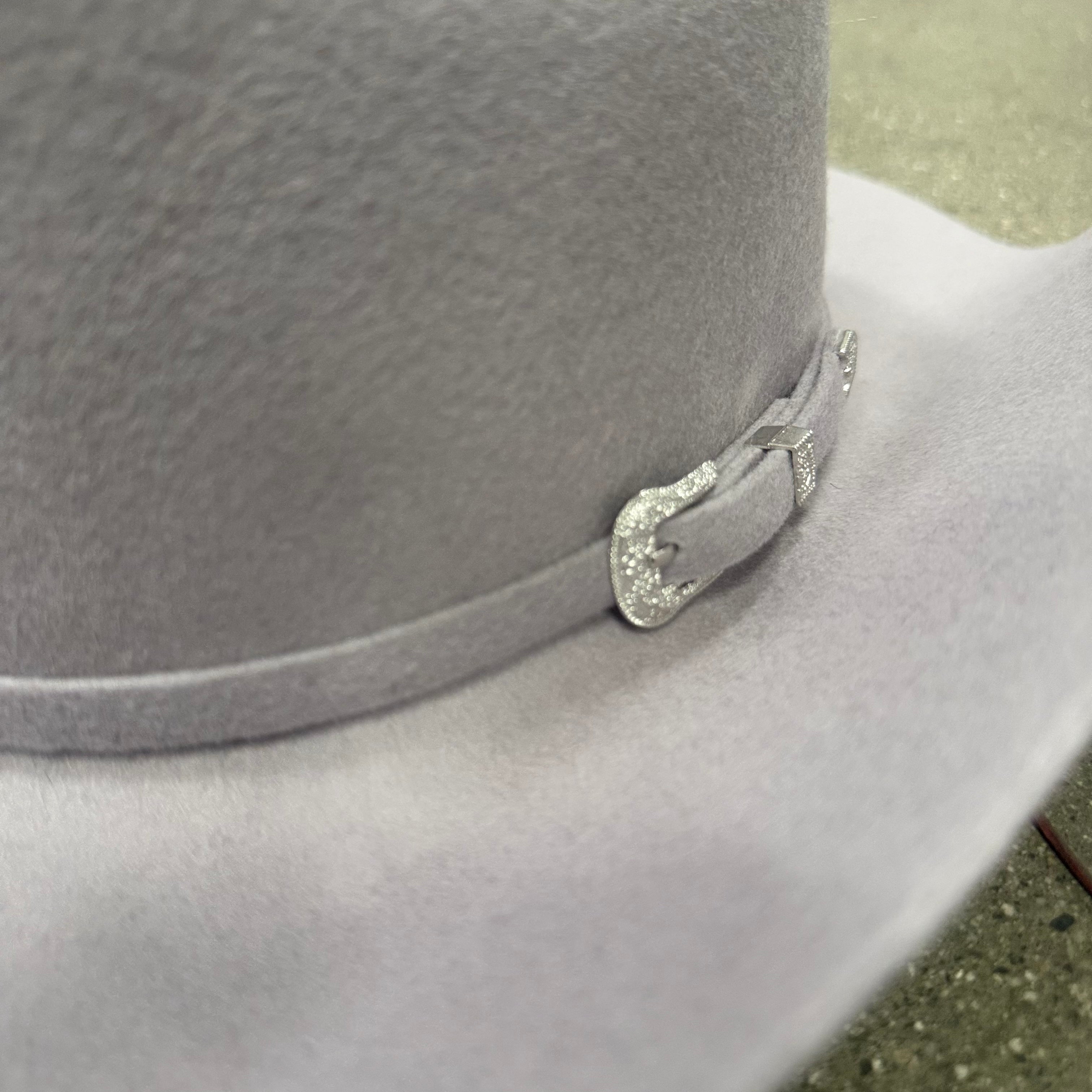 Wool Cattleman Hat – Silver Buckle Belt Western