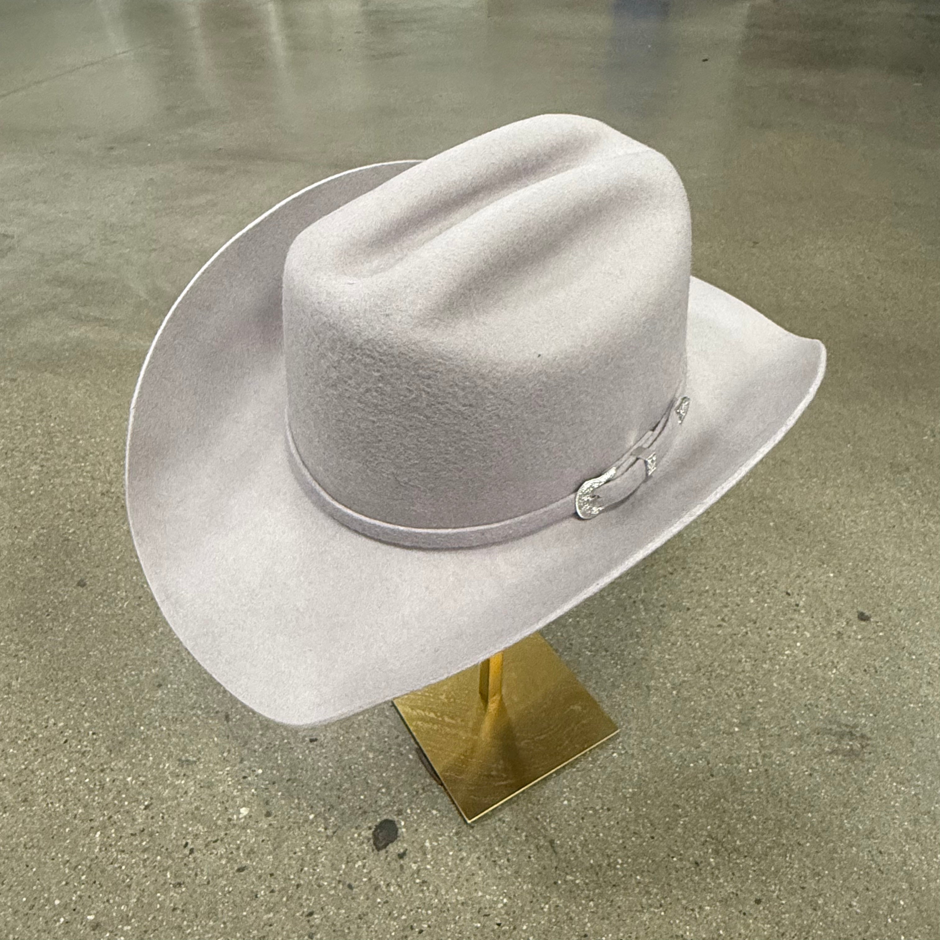 Wool Cattleman Hat – Silver Buckle Belt Western