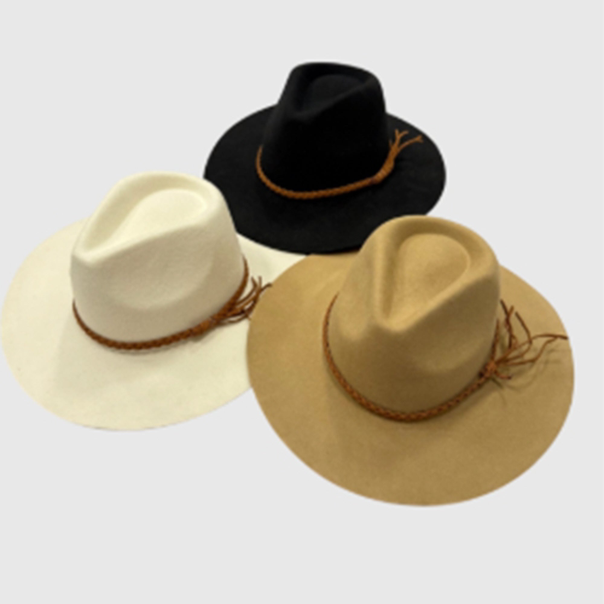 Suede Braid Rancher Hat