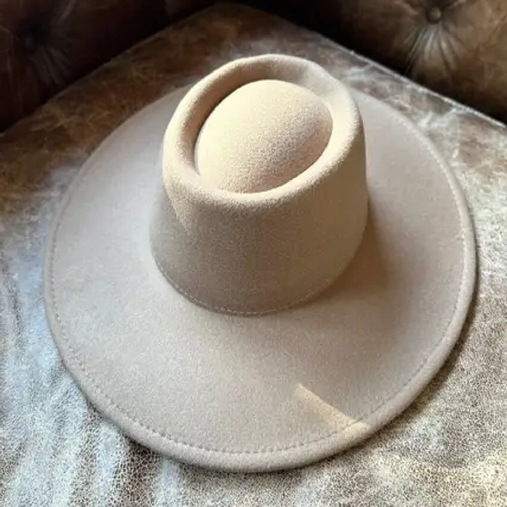 Vegan Felt Gambler Hat