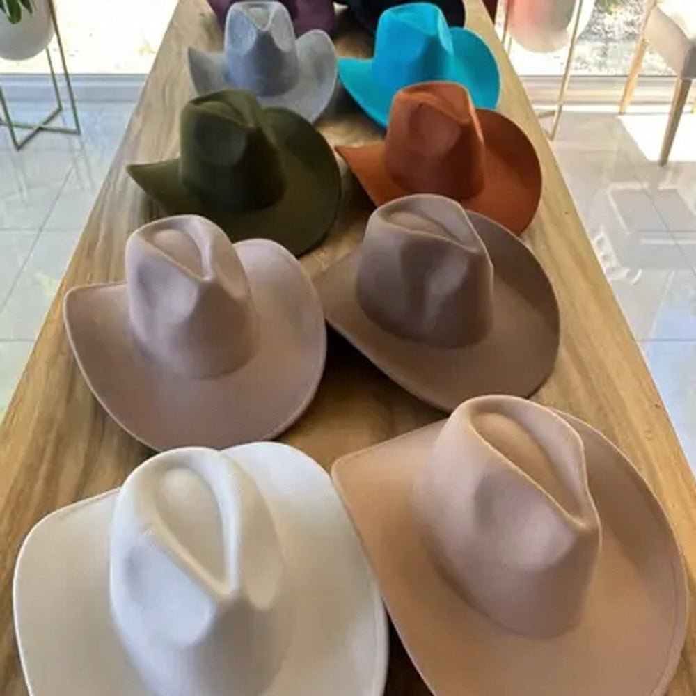 VEGAN FELT COWBOY HAT