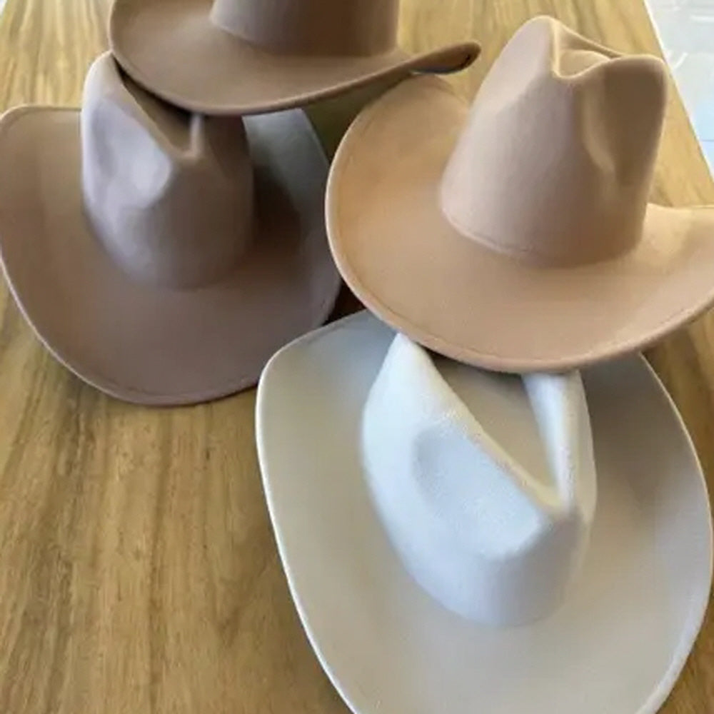 VEGAN FELT COWBOY HAT