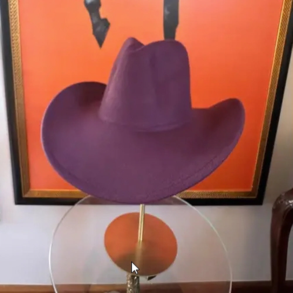 VEGAN FELT COWBOY HAT