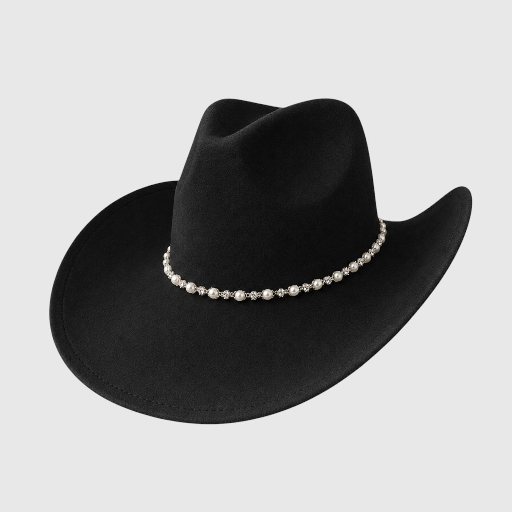 Pearl & Rhinestone Cowboy Hat | Bridal Party & Bachelorette
