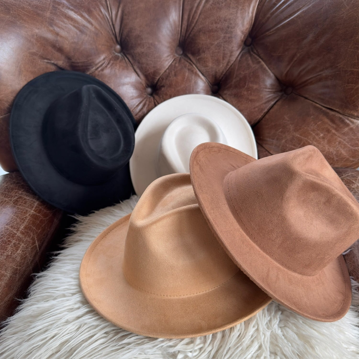 SHORT BRIM SUEDE RANCHER HAT