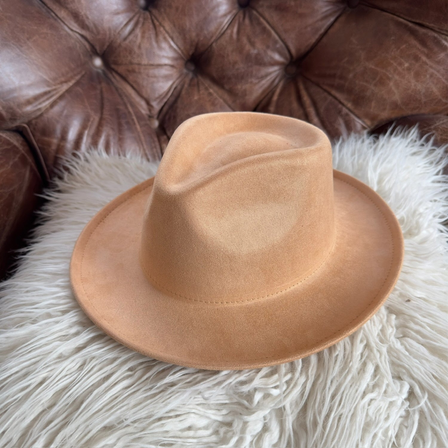 SHORT BRIM SUEDE RANCHER HAT