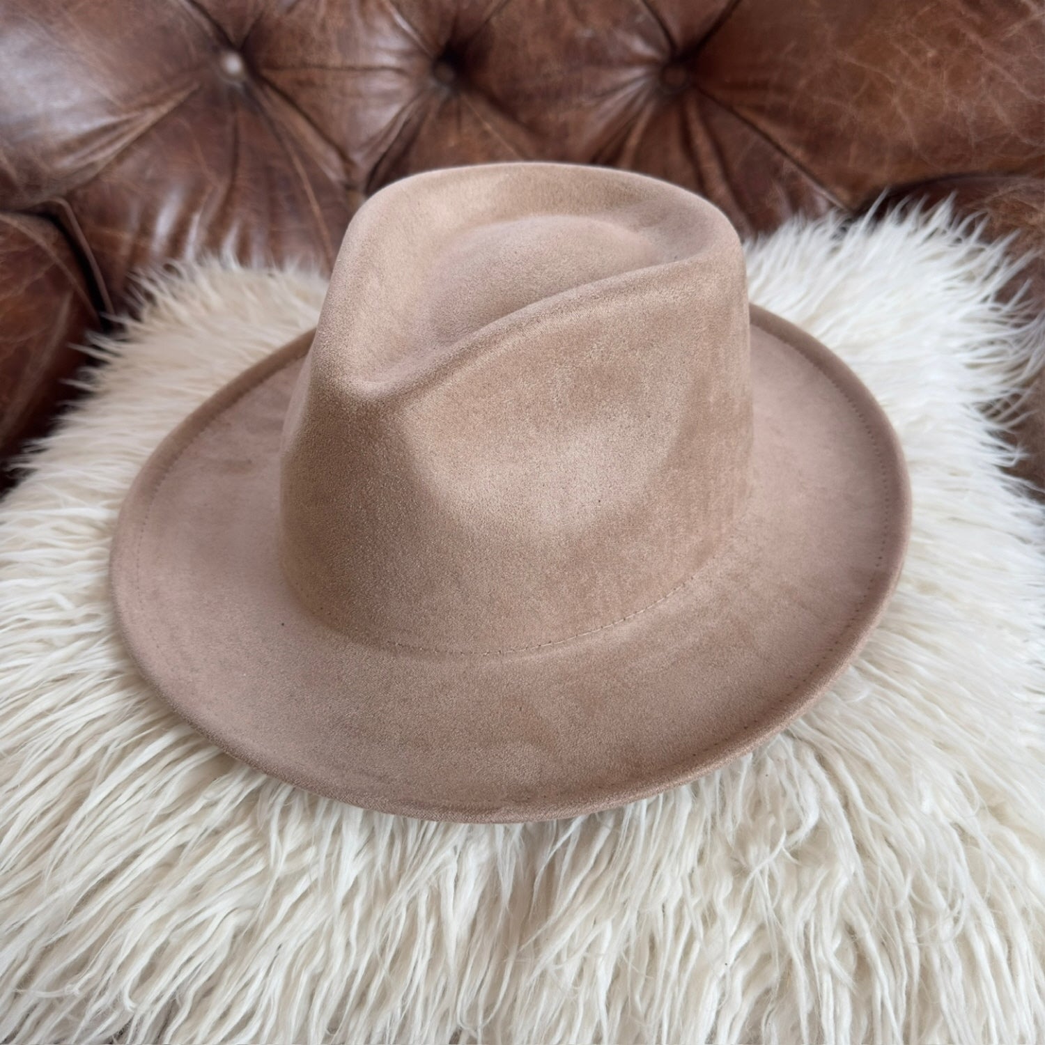 SHORT BRIM SUEDE RANCHER HAT