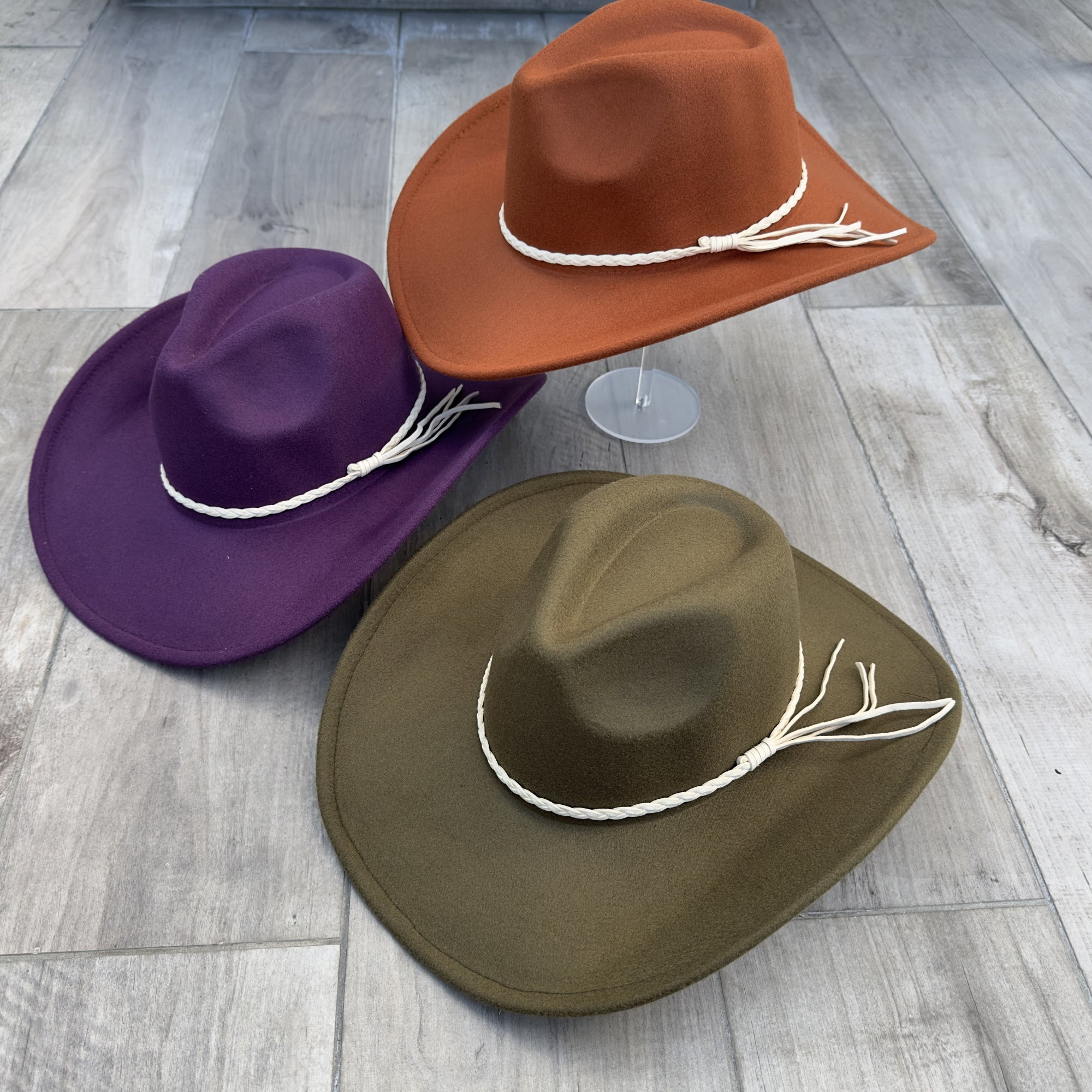 Vegan Felt Cowboy Hat – Classic Western Style!