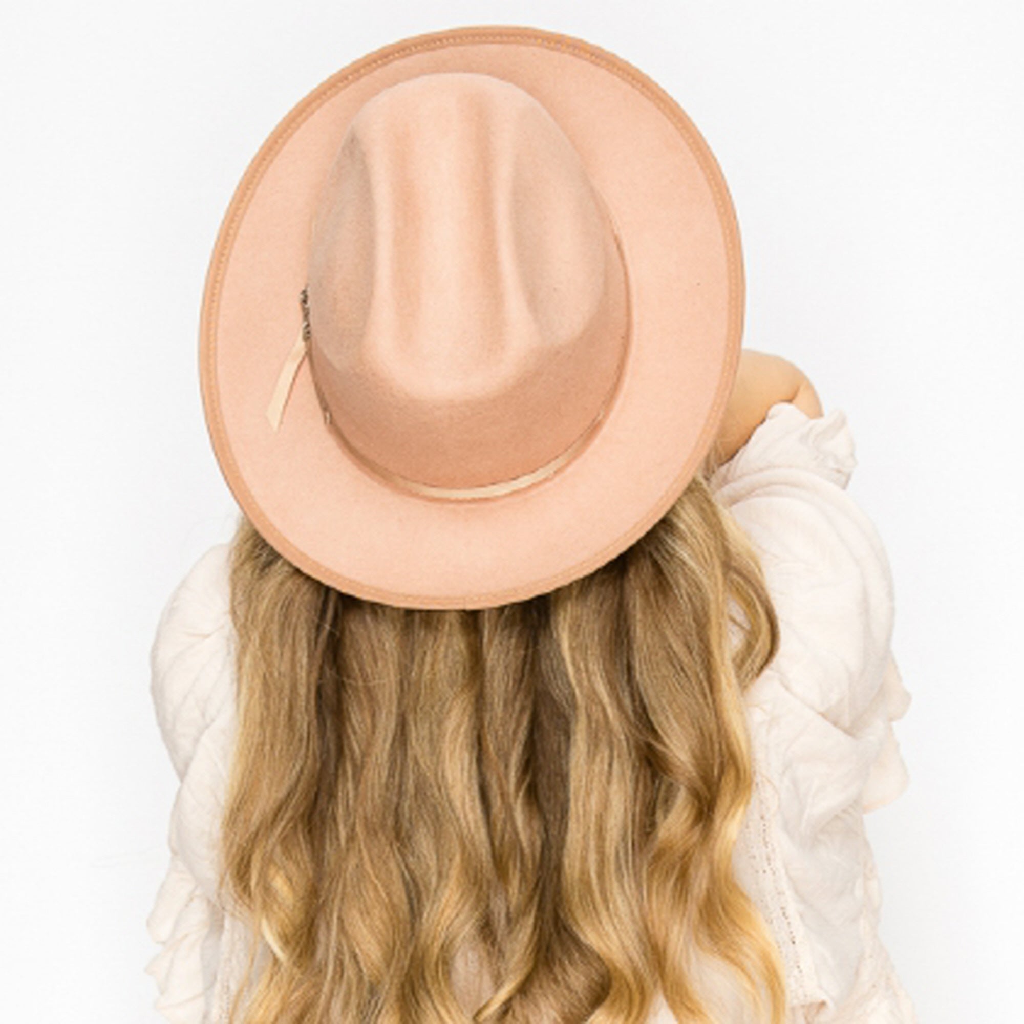 WOOL CATTLEMAN HAT W/ RIBBONE