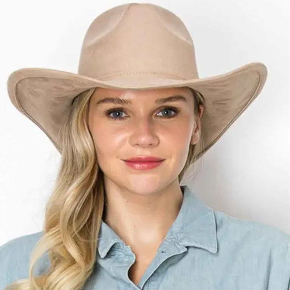 VEGAN SUEDE COWBOY HAT (Copy)