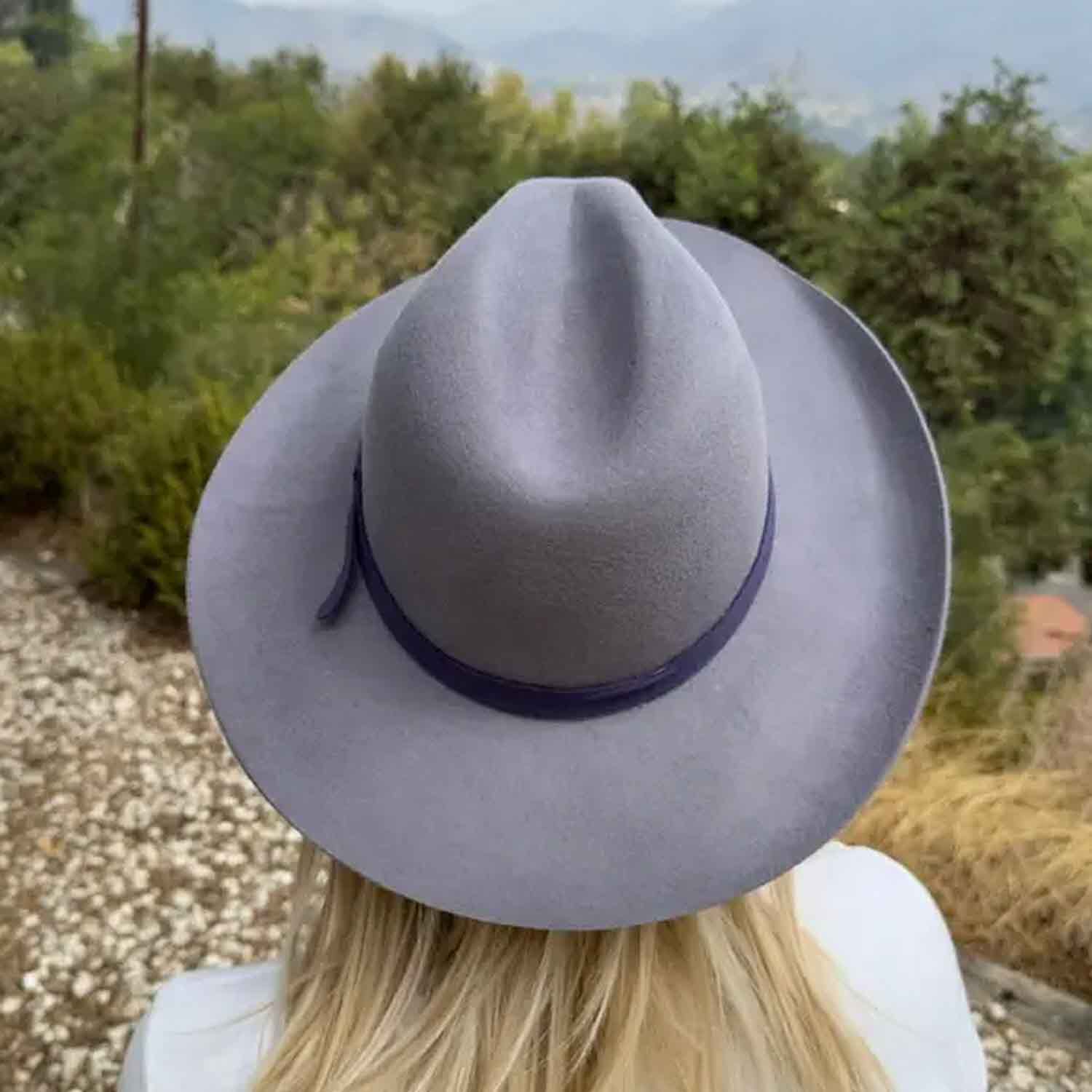 WOOL PENCIL BRIM HAT