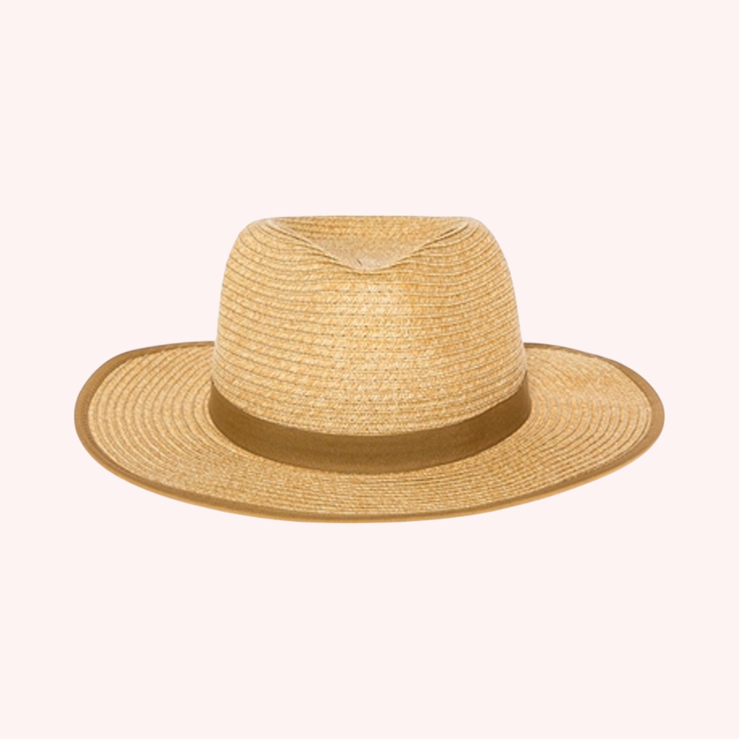 Ponytail Straw Fedora Hat