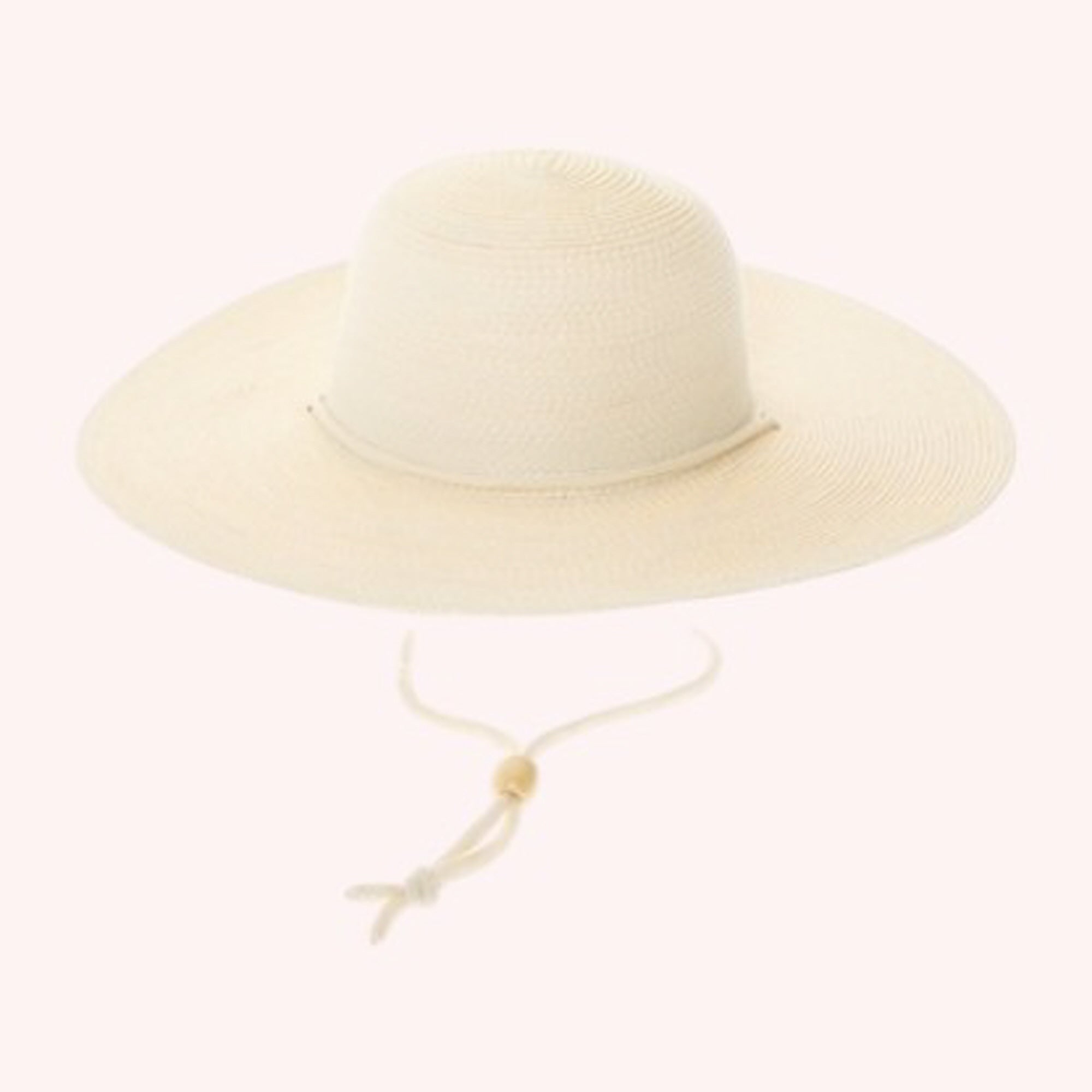 Packable Straw Sun Hat w/ Chin Cord - 4 Colors