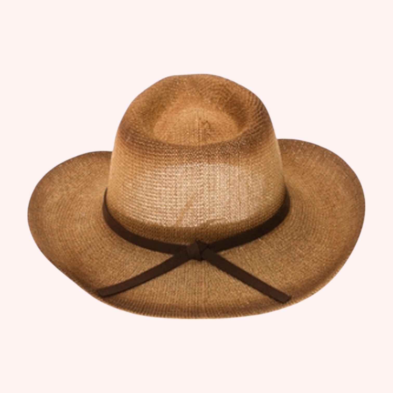 Starched Straw Cowboy Hat