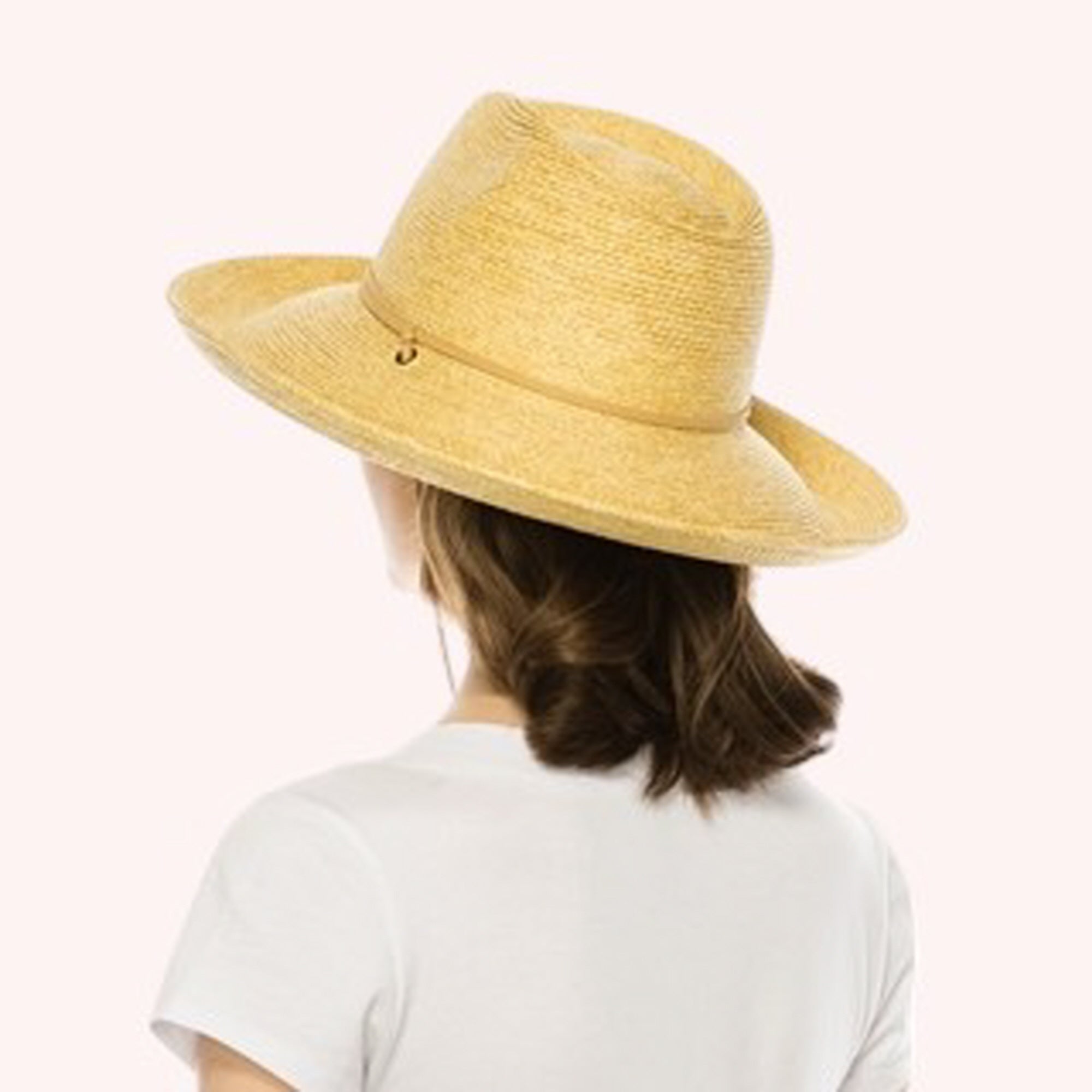 Packable Straw Safari w/ Chin Cord