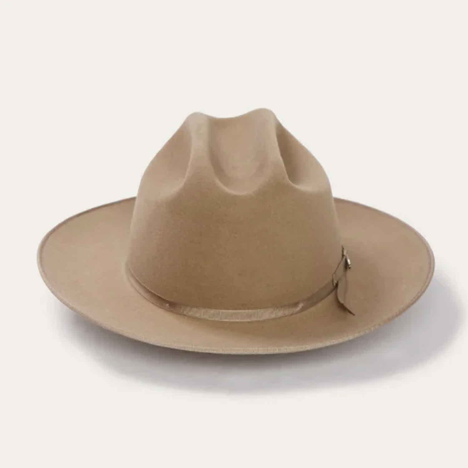 WOOL CATTLEMAN HAT W/ RIBBONE