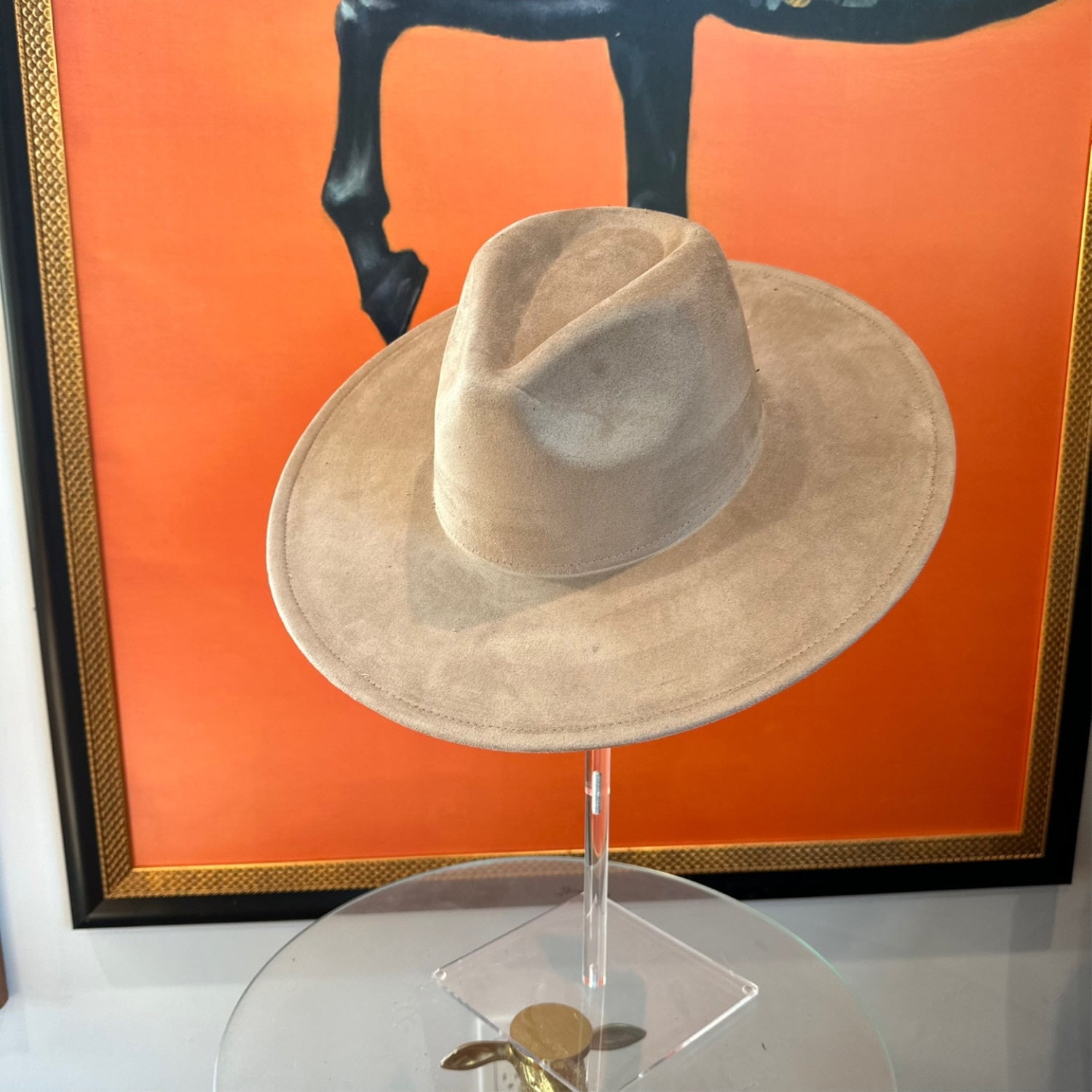 VEGAN SUEDE FEDORA HAT (Copy)