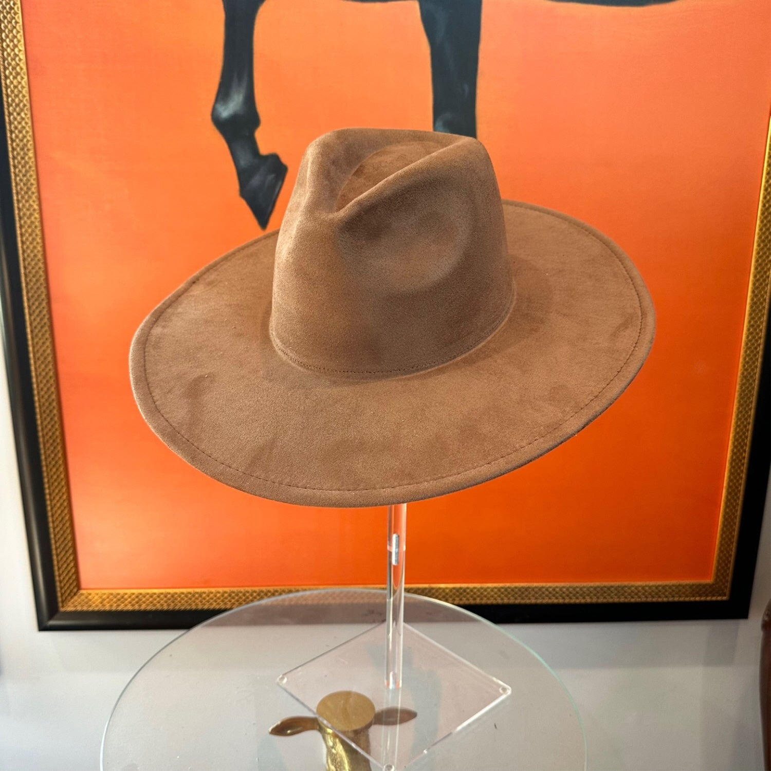 VEGAN SUEDE FEDORA HAT (Copy)