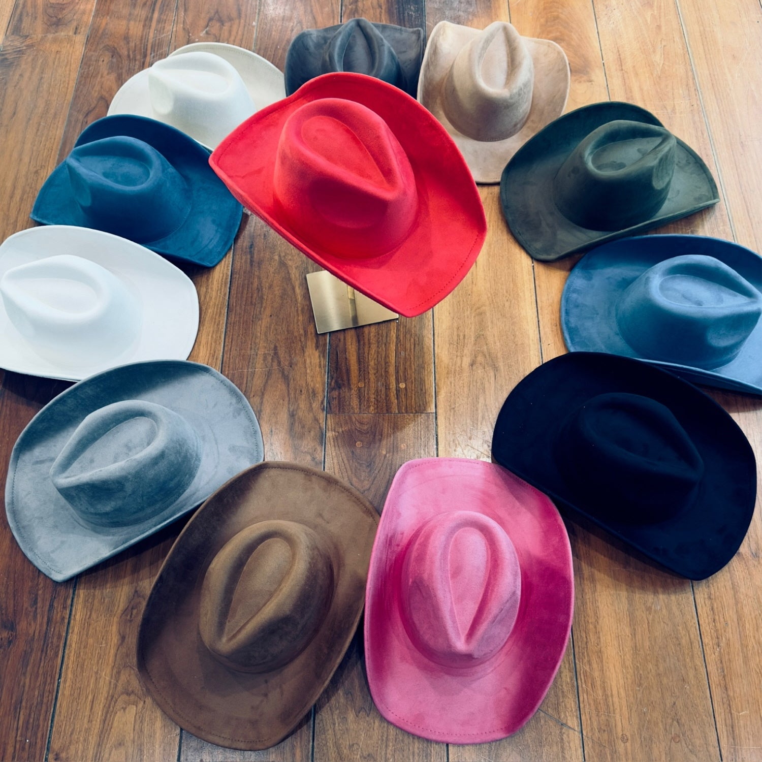 FASHION VEGAN SUEDE COWBOY HAT