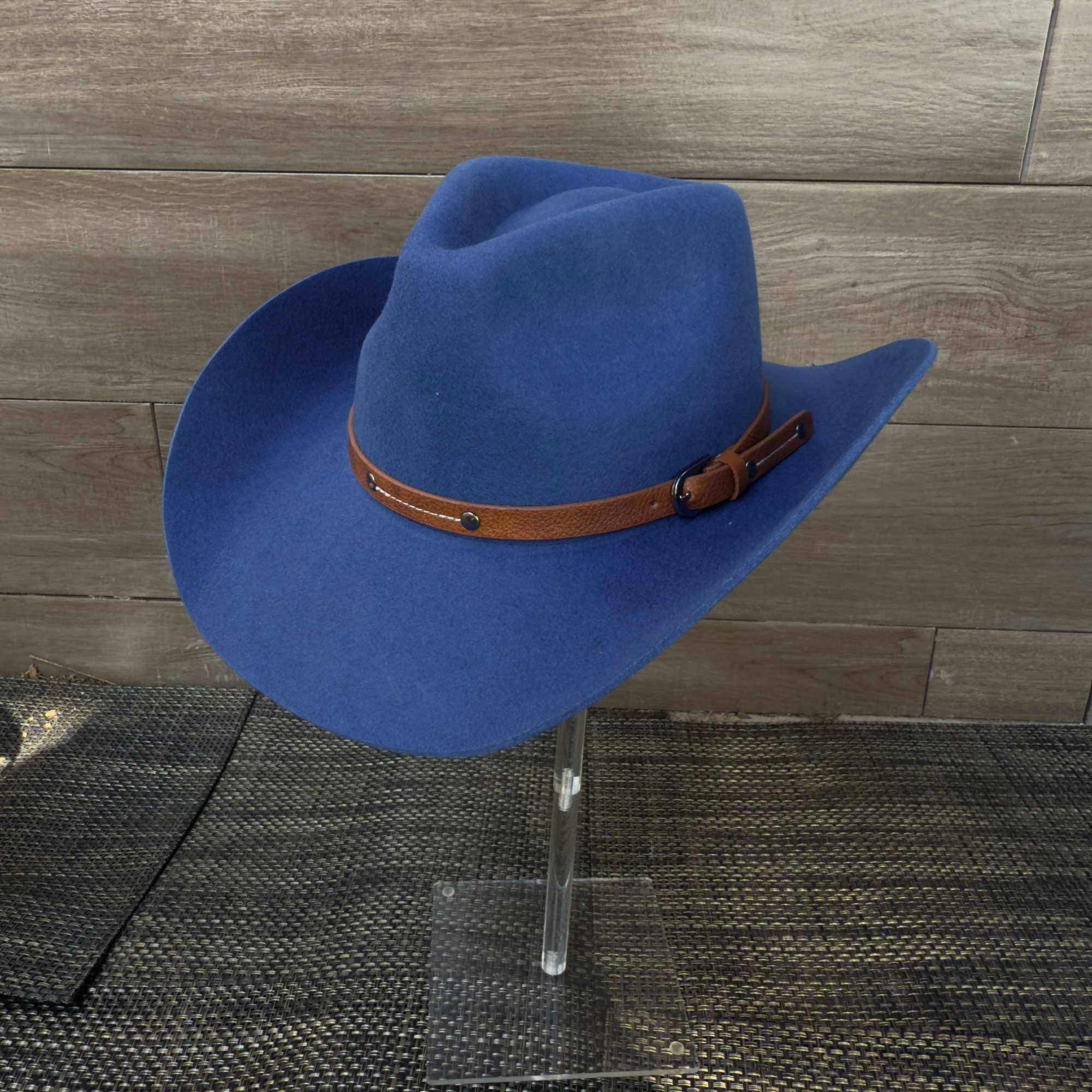 Australian Wool Cowboy Hat with Leather Band