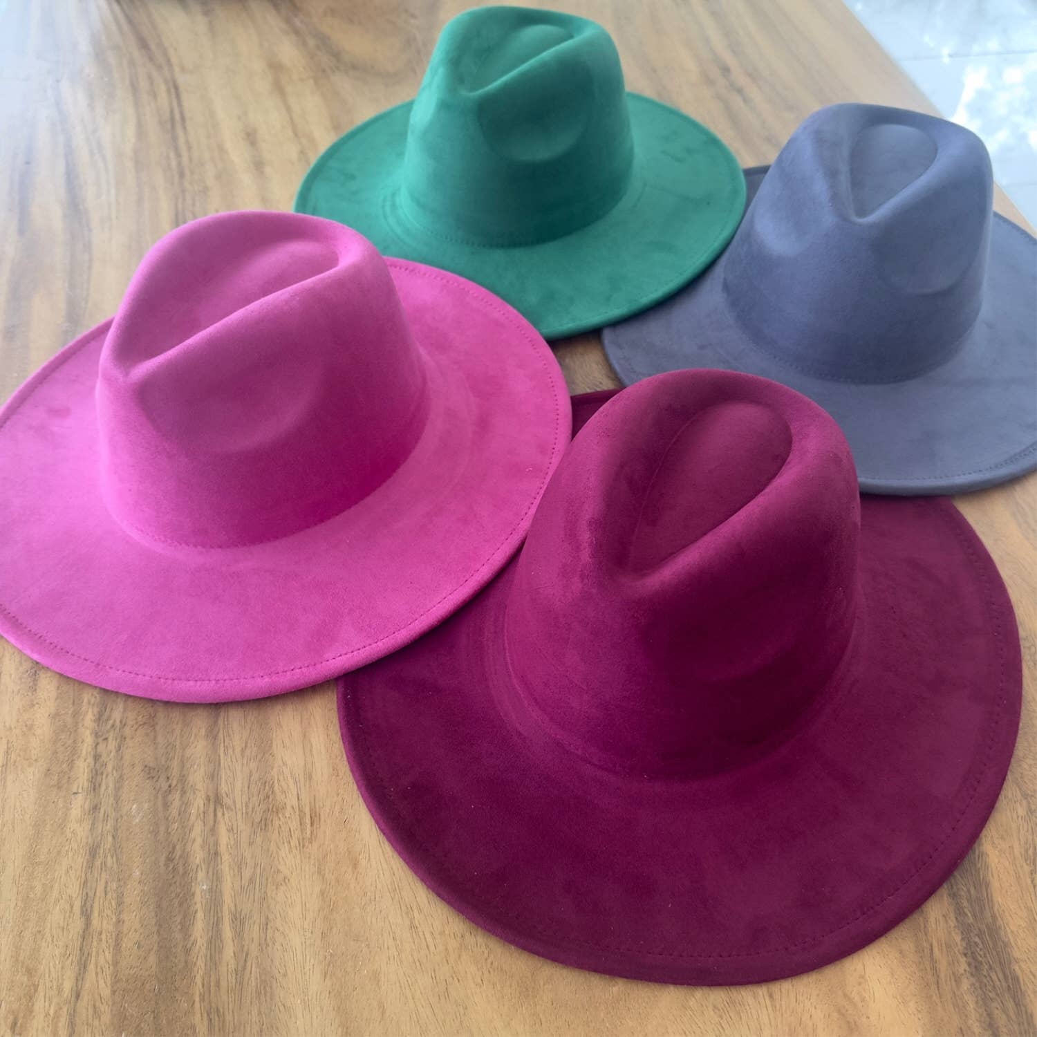 Classic Wide Brim Suede Premium Hat