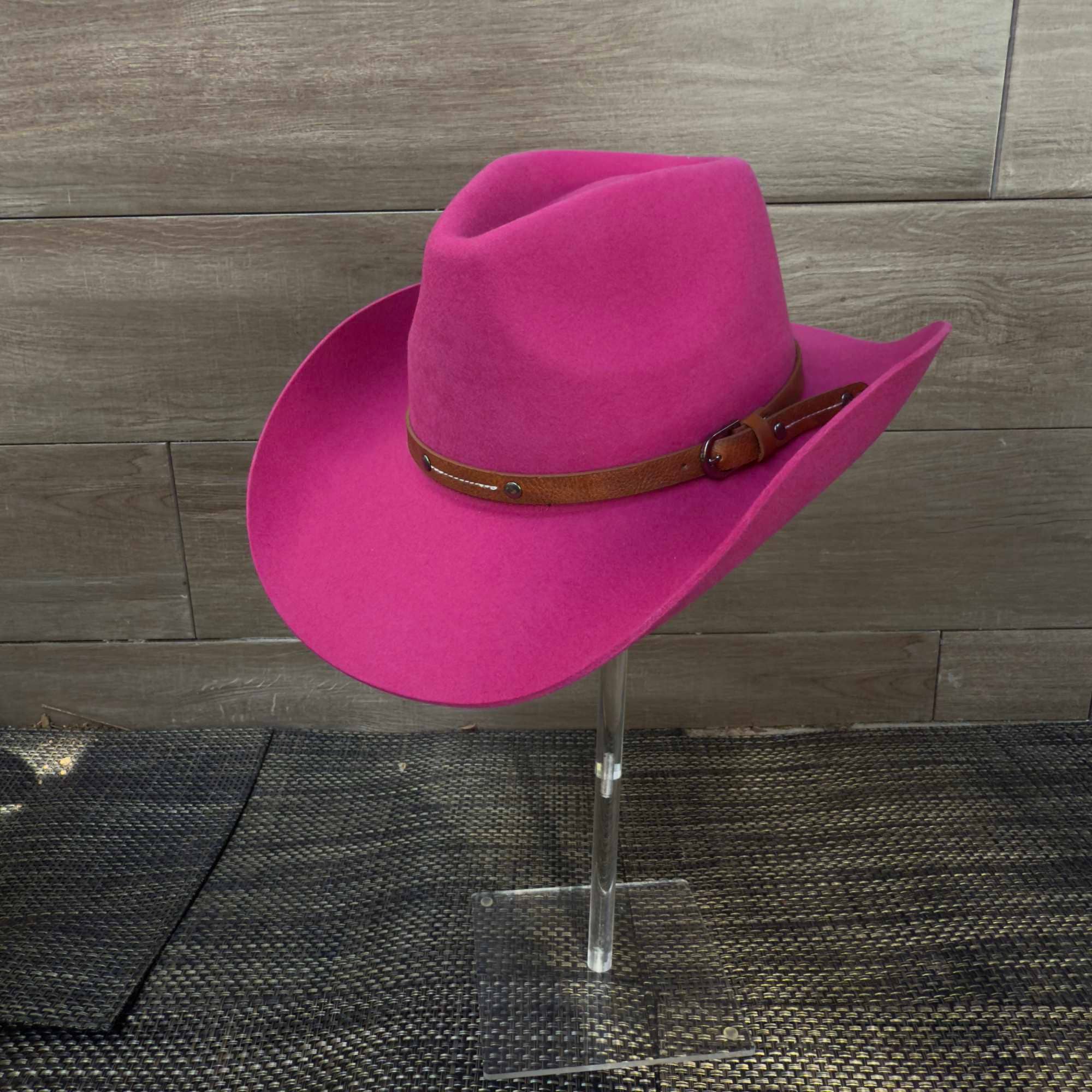 Australian Wool Cowboy Hat with Leather Band