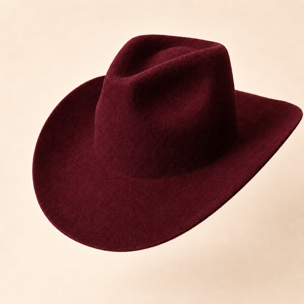 Structured Wool Rancher Cowboy Hat