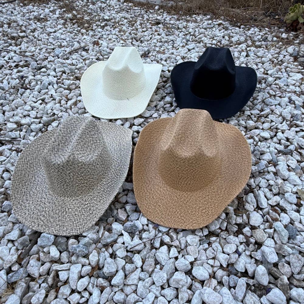 Lightweight Mesh Straw Cowboy Hat
