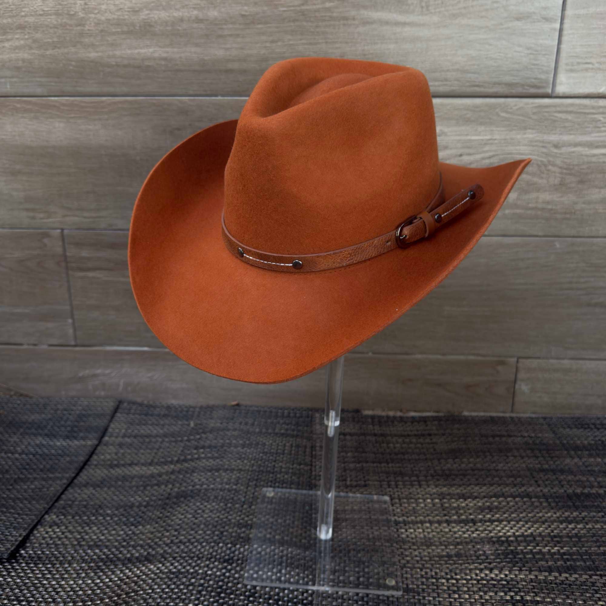 Australian Wool Cowboy Hat with Leather Band