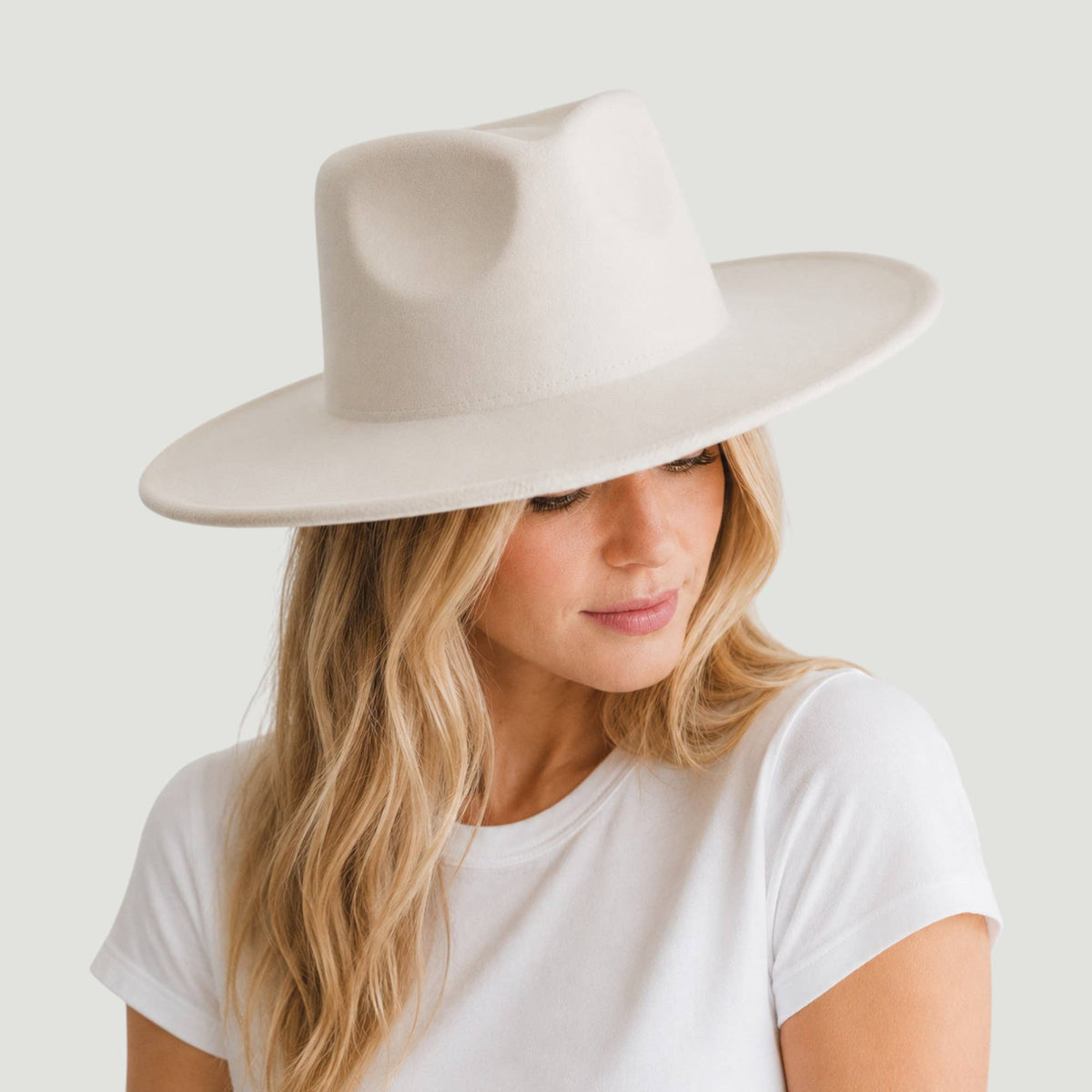 Vegan Felt Wide Brim Rancher Hat – 25+ Colors
