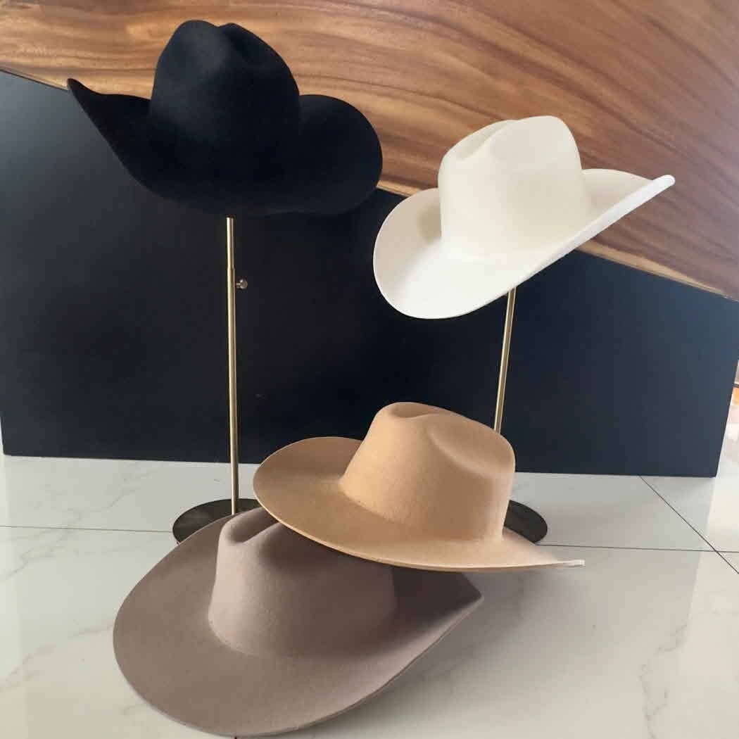 100% Australian Wool Cattleman Cowboy Hat – Shapeable Brim (Premium)